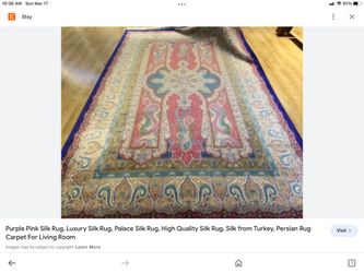 Silk Turkish rug