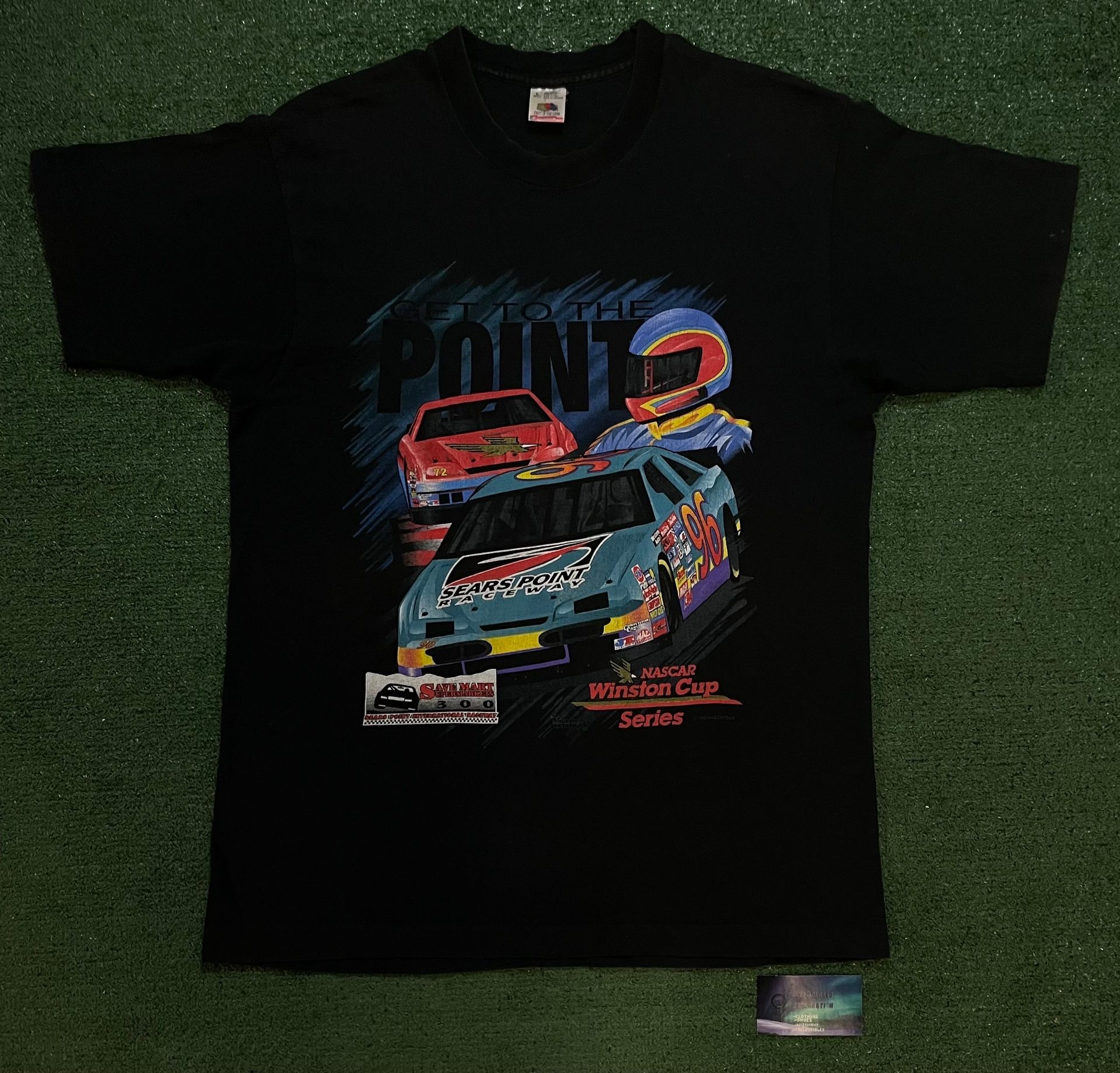 Vintage 1990s Sears Point Raceway nascar Winston cup tee