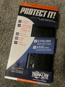 Tripp Lite 12-Outlet Surge Protector with USB