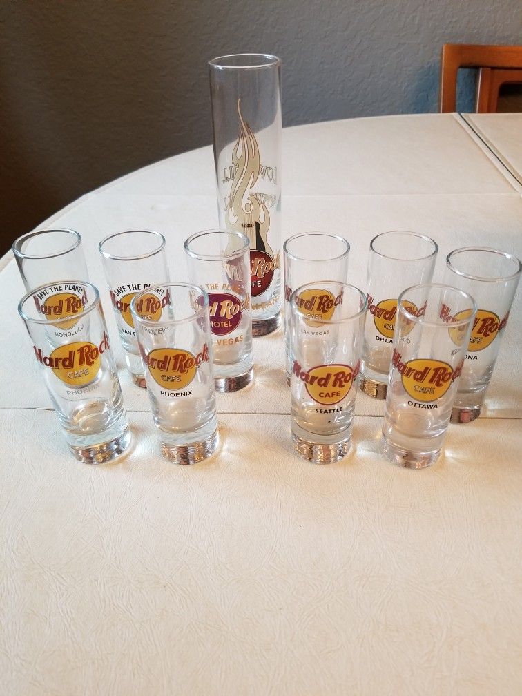 Hard Rock Cafe Shot Glasses