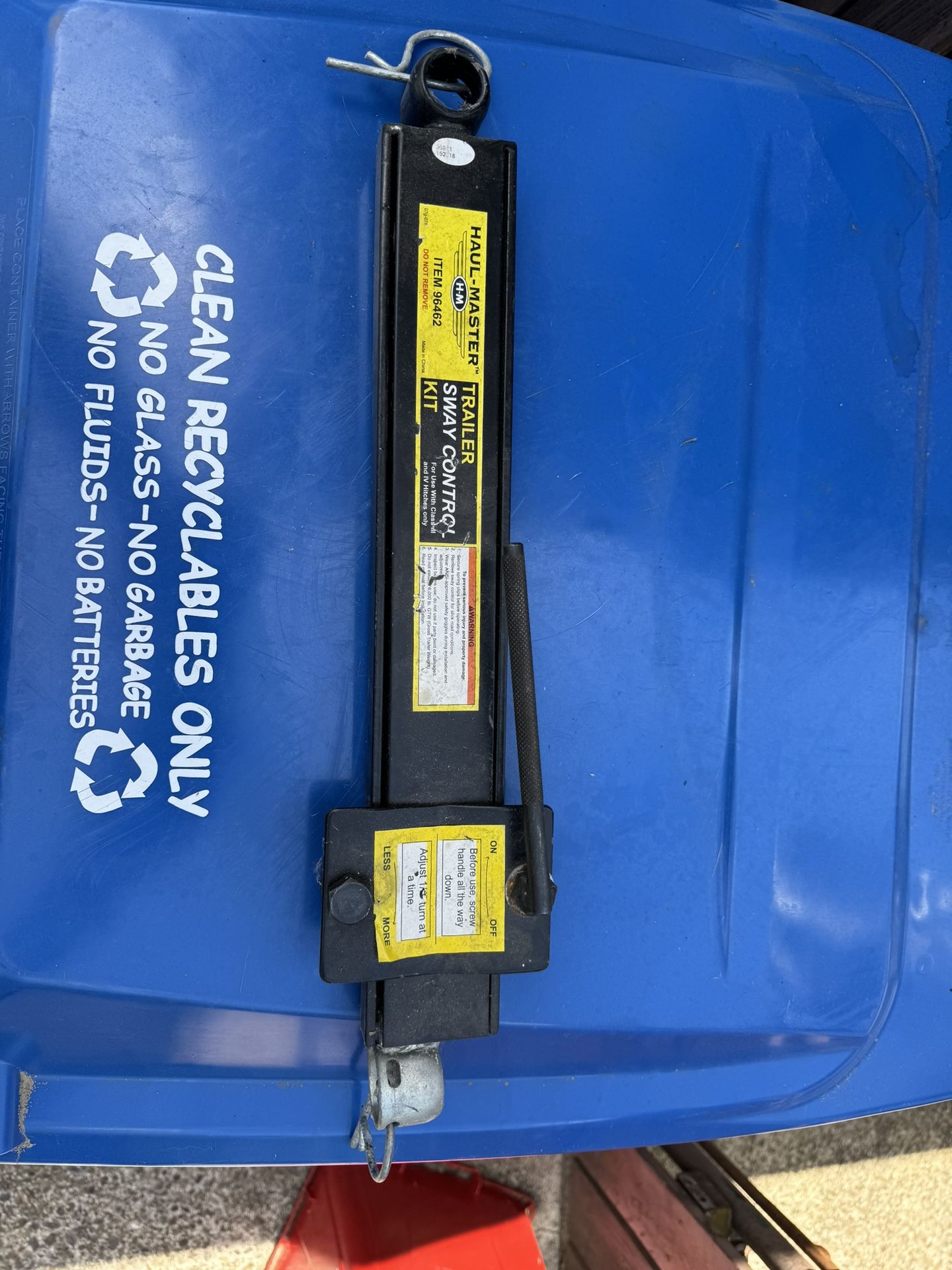 Trailer Sway Control Arm