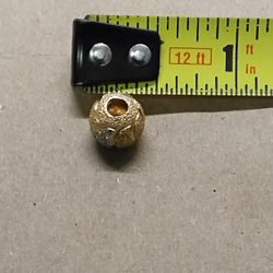 14K Yellow Gold Charm Or Spacer Bead 1.3 Grams $175 OBO