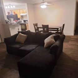 Used Black Couch