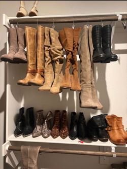 Assortment of tall Suede Boots