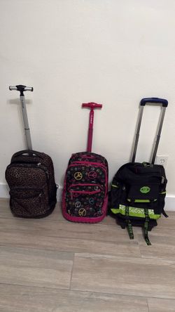 Rolling book bags