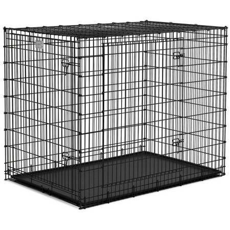 Qpets Xxxl 48”x30”x32” Double Door Crate Dog Cage