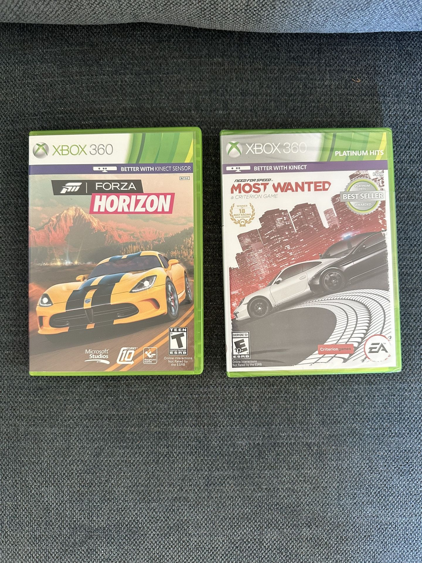 Xbox 360 Games - Forza Horizon and Most Wanted