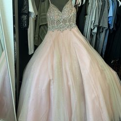 Light Pink Quinceanera Dress