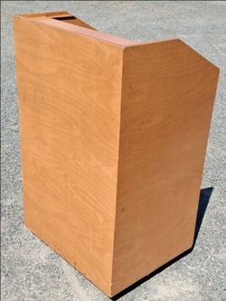 Custom stage podium