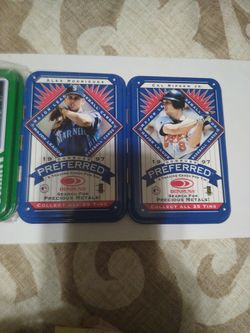 65 1997 & 35 1998 Donruss Preferred Empty Tins