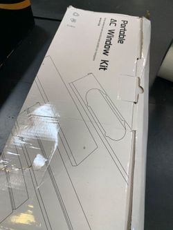 Air conditioner window vent kit