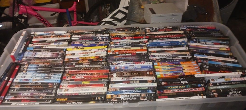 LOT OF 140+ DVDS . ALL IN GREAT CONDITION!