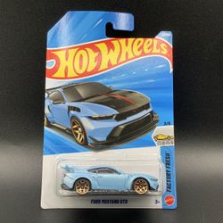 Hot Wheels Ford Mustang GTD Factory Fresh 1:64 Diecast Car Blue