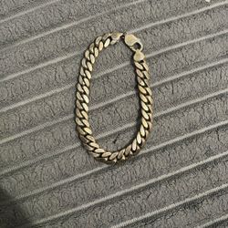 Thick Cuban Gold Bracelet