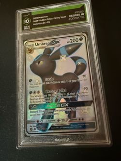 umbreon gx sv69 degree graded 10