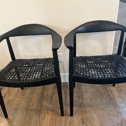 Black Modern Armchairs 