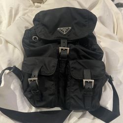 Prada legit purse backpack Leather