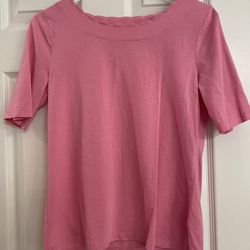 Talbots Pink Tshirt Petite Small