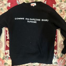 Cdg Supreme Knitted Sweater