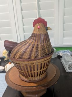 Vintage Chicken Basket
