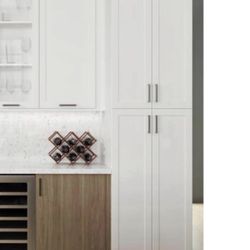 Brand new Assembled Shaker Tall Pantry Kitchen Cabinet in White