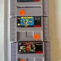 Super Nintendo Games Lot 