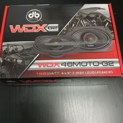 4x6 CAR Audio Speakers NEW IN BOX 