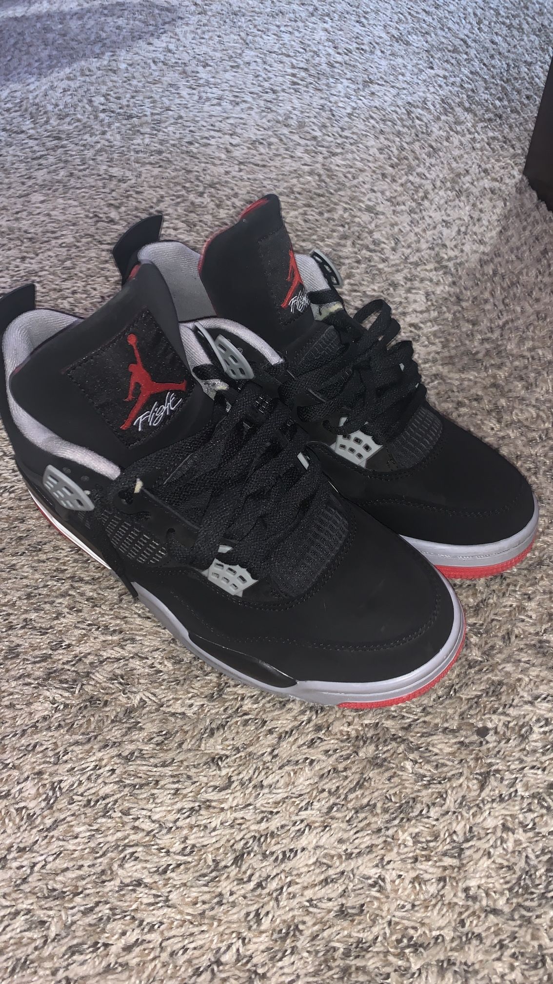 Jordan 4 Bred With Goat Receipt