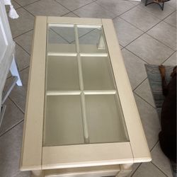 Heavy Duty Coffee Table With Glass