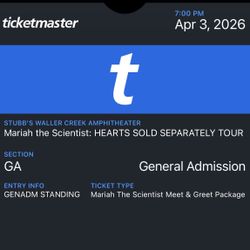 Mariah The Scientist Meet And Greet Package