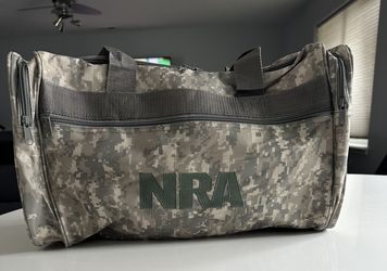 NRA Camo Duffel Bag