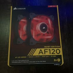 Corsair AF120 Red LED 120mm PC Case Fan