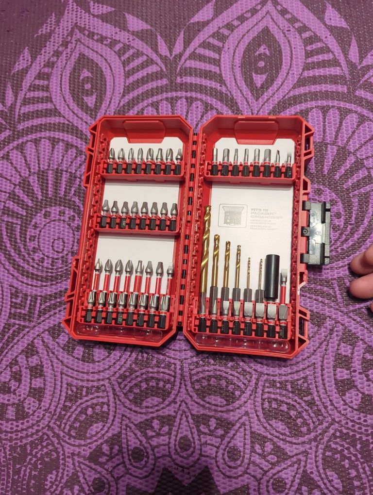 Milwaukee Shockwave Drill Bit Set Brand New 