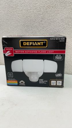 Defiant Wired Motion-Activated LED Flood Light