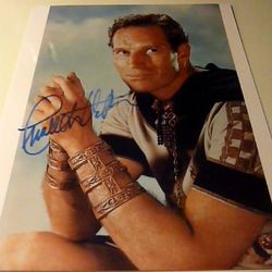Autographs Charlton Heston Hand Signed Apx 8x10 Promo Shot Of Ben Hur (Deceased)