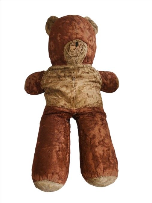 Vintage Plush Carnival Prize Teddy Bear Stuffed Animal 1950s 25"