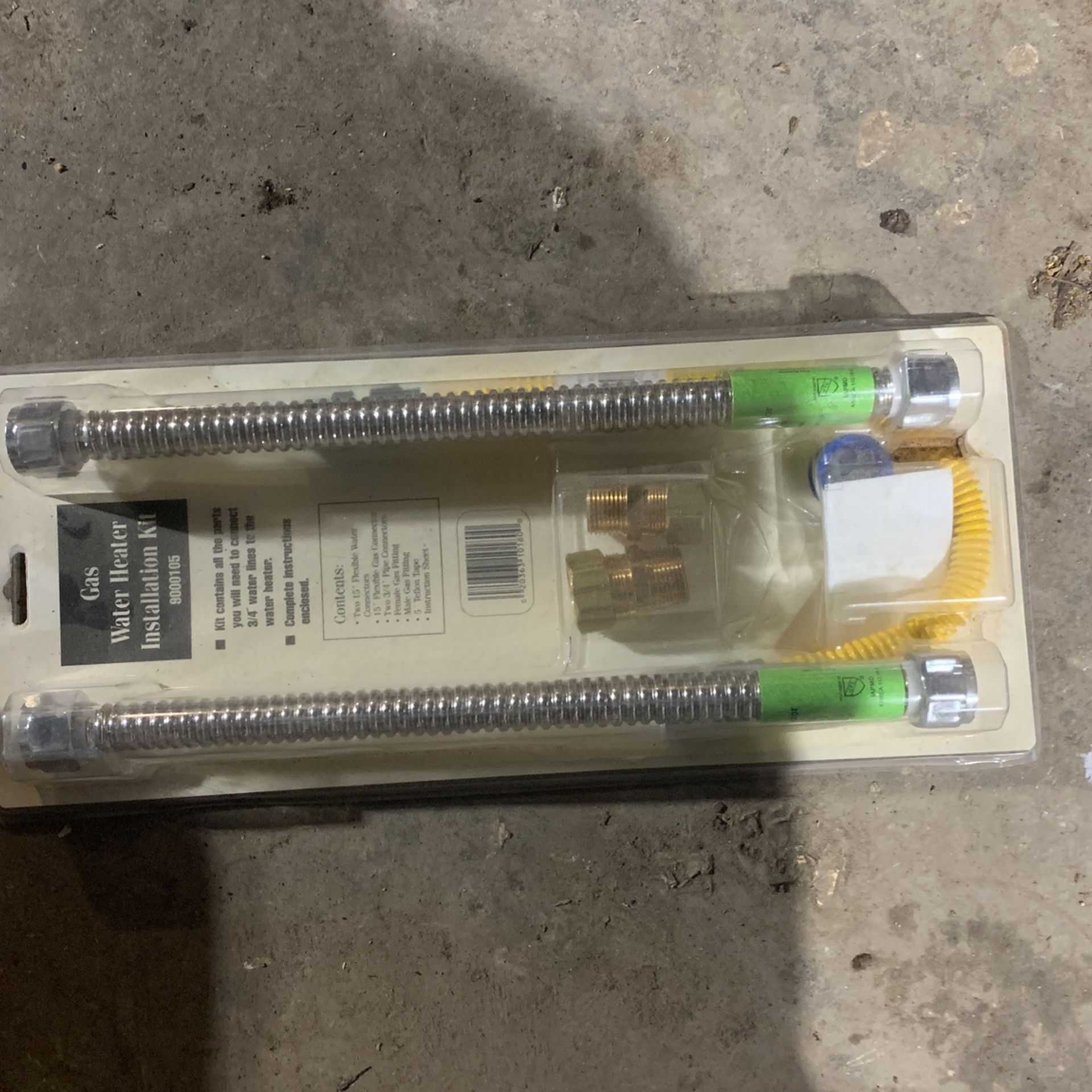 Gas Water Heater Kit