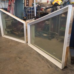 New Dual Glazed Windows  Glazed In Wood Frames 