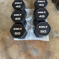 Dumbbells 40-45-50 Lbs