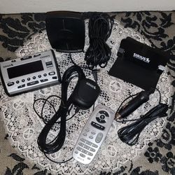 X6 NEW WITHOUT BOX SIRIUS STARMATE SATELLITE RADIO REMOTE ANTENNA CAR CHARGER HOME STAND SET
