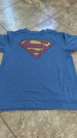 Super Man shirt size M like size 7-8
