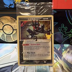 Greninja Gold Star Promo Celebrations