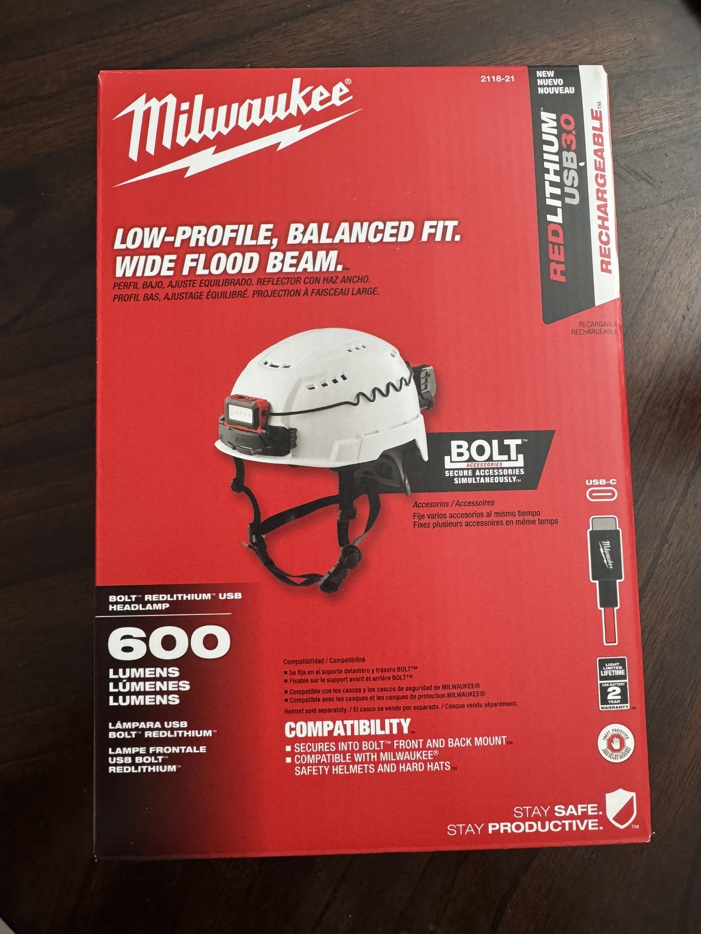 Milwaukee USB 3.0 Rechargeable headlamp
