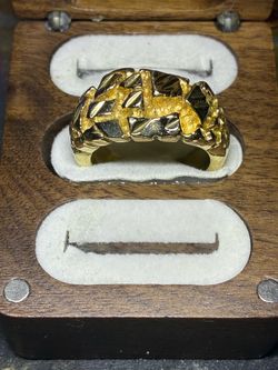 14K Vintage Nugget Ring
