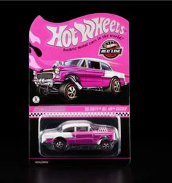 Hot Wheels RLC Exclusive Pink ’55 Chevy Bel Air Gasser 