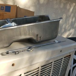 1962 to 1967 Chevy Nova V8 Original Engine Front Sump Oil Pan