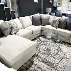 Gray Sectional In Stock For Fast Delivery 