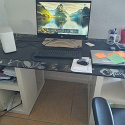 Beautiful Thick Glass Desk
