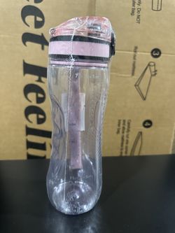 24oz Motivational Water Bottle with Time Markers