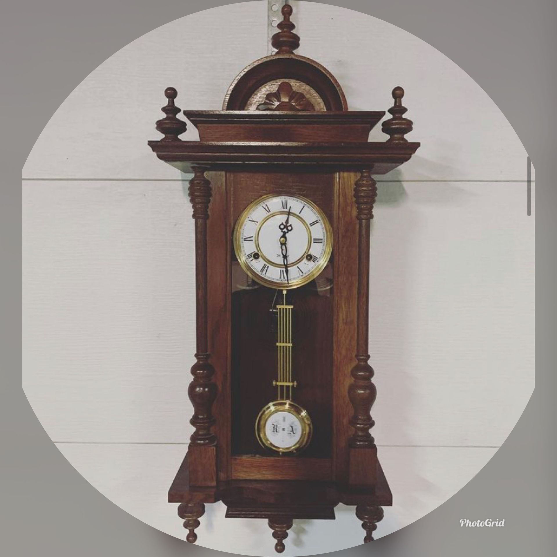 R&A 31 DAY CHIMING WALL CLOCK